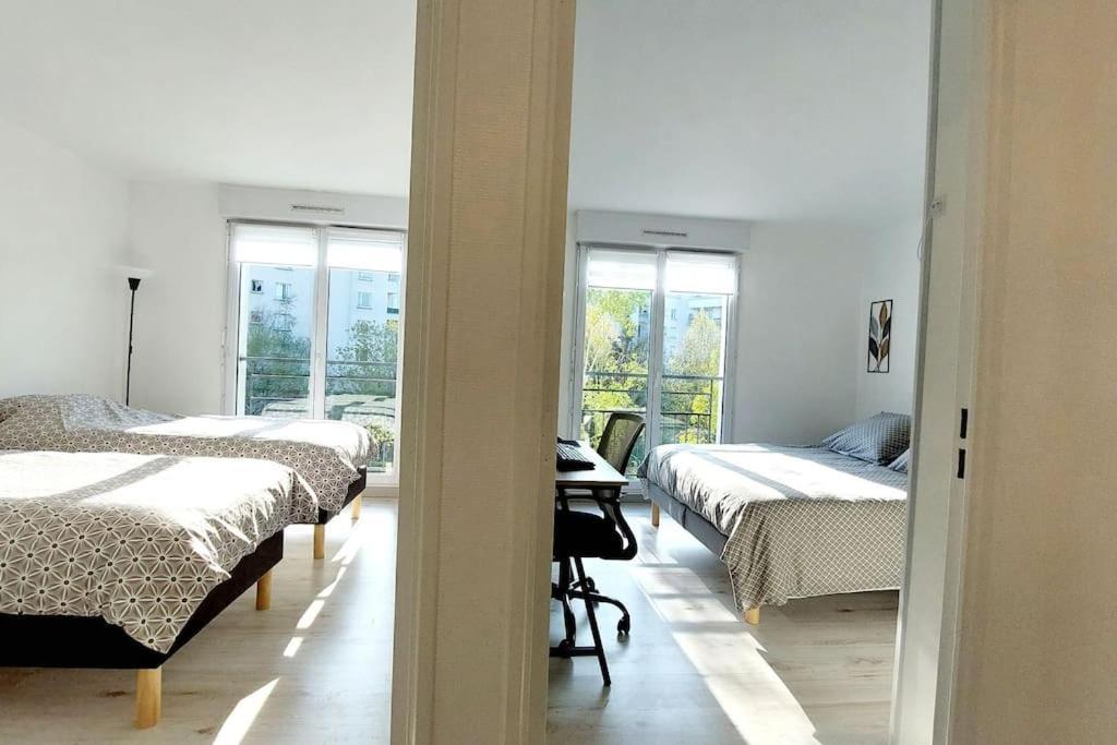 Cosy Home 2, 2 Chambres, 6 Personnes, 3 Min Gare, Parking Сержи Экстерьер фото