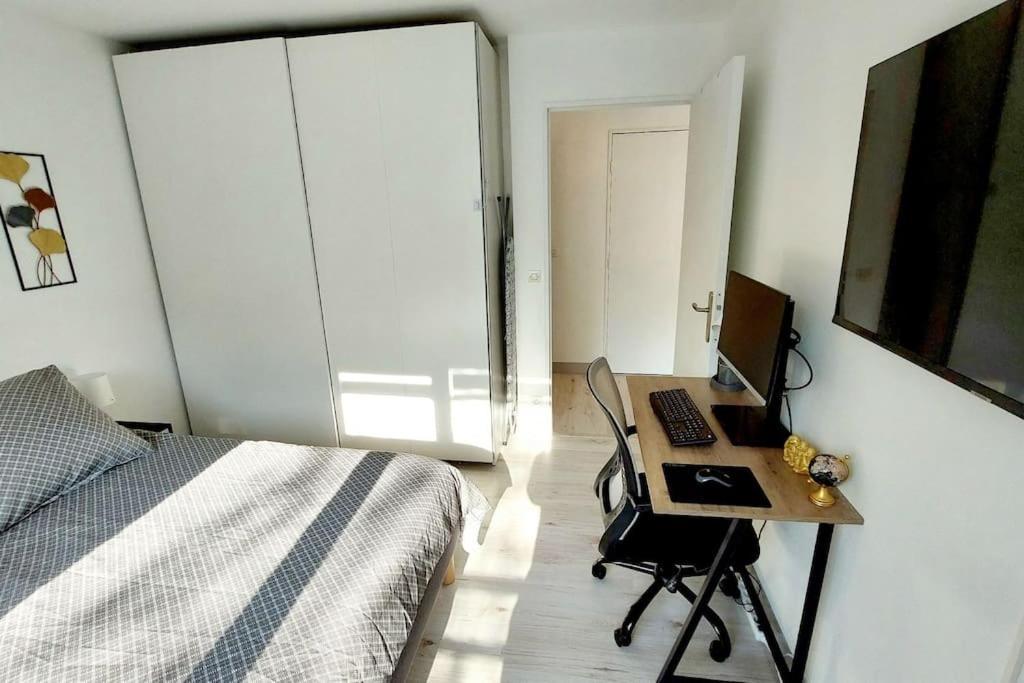 Cosy Home 2, 2 Chambres, 6 Personnes, 3 Min Gare, Parking Сержи Экстерьер фото